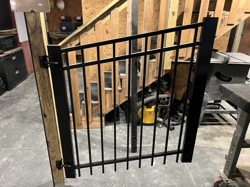 Aluminum Fence Insta Gate Kit available for Building Gates on Site to Yard Grade