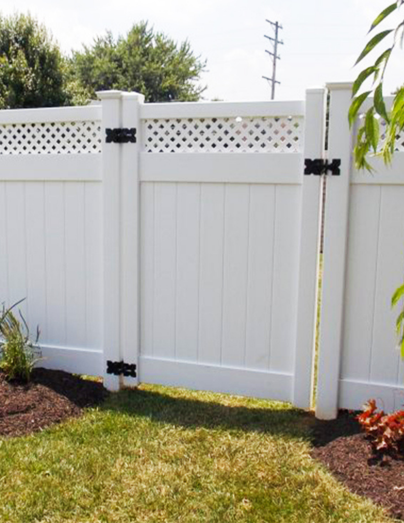 Ruco Fence Products Lattice Top White Vinyl Privacy for Fence Contractor Wholesale