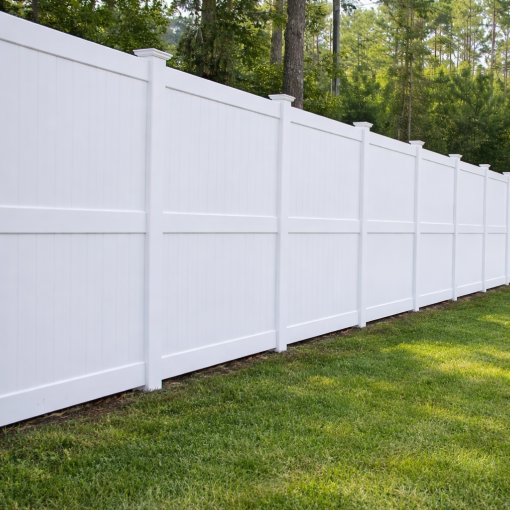8' Premium Vinyl Privacy Fence from Ruco Fence Products