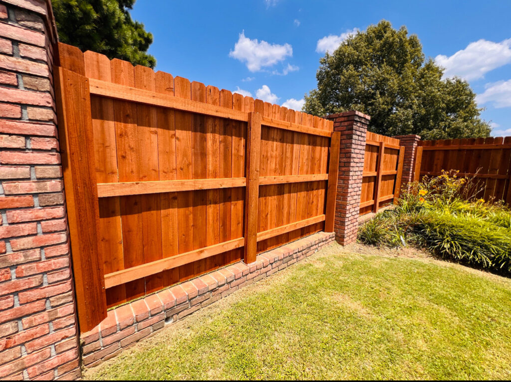 Prestained Cedar Fence Pickets sold wholesale by Ruco Fence Products to Fence Contractors
