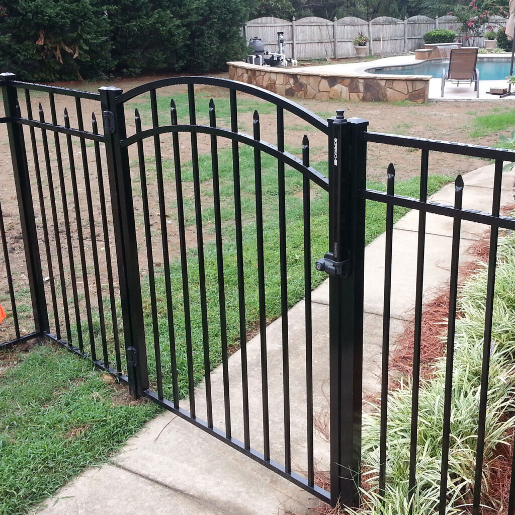 Aluminum Fence Supply arched gates second photo - Ruco Fence Products Supplies Aluminum Fence Material wholesale to fence contractors